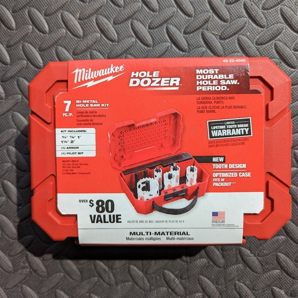 Milwaukee Hole Dozer Bi Metal Hole saw kit - Picture 1 of 3